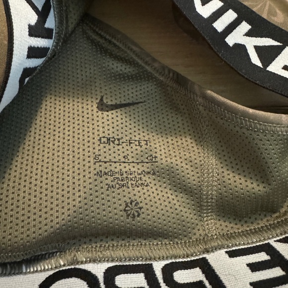 Two (2) Nike Pro sports bras, EUC, rare, cute strappy styles, size Small - Picture 3 of 4